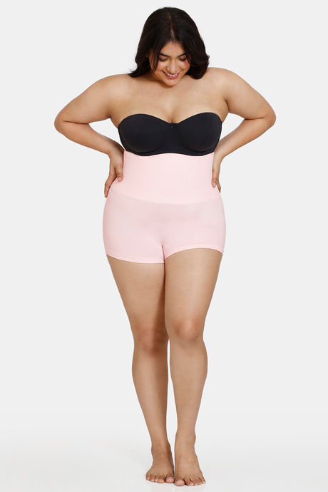 Zivame High Compression Seamless High Waist Boyshorts - Crystal Rose — image 10